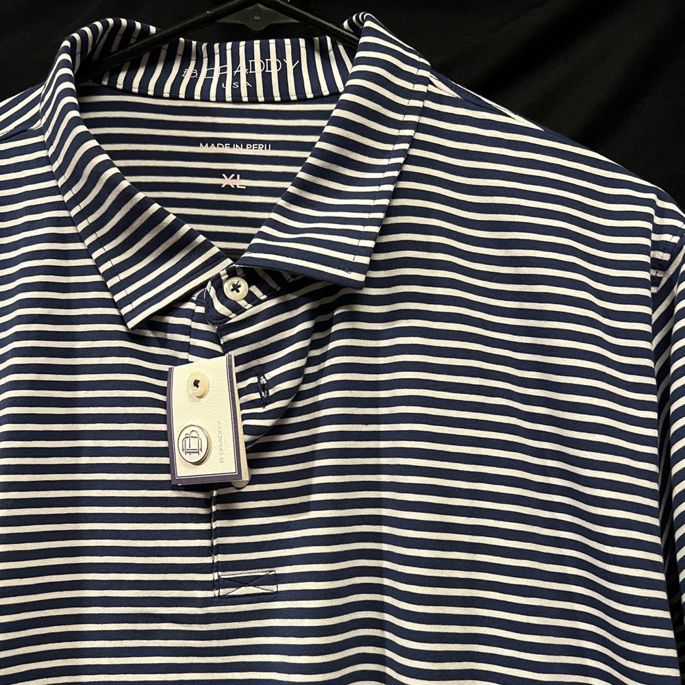 B Draddy Golf Polo Shirt Nwt